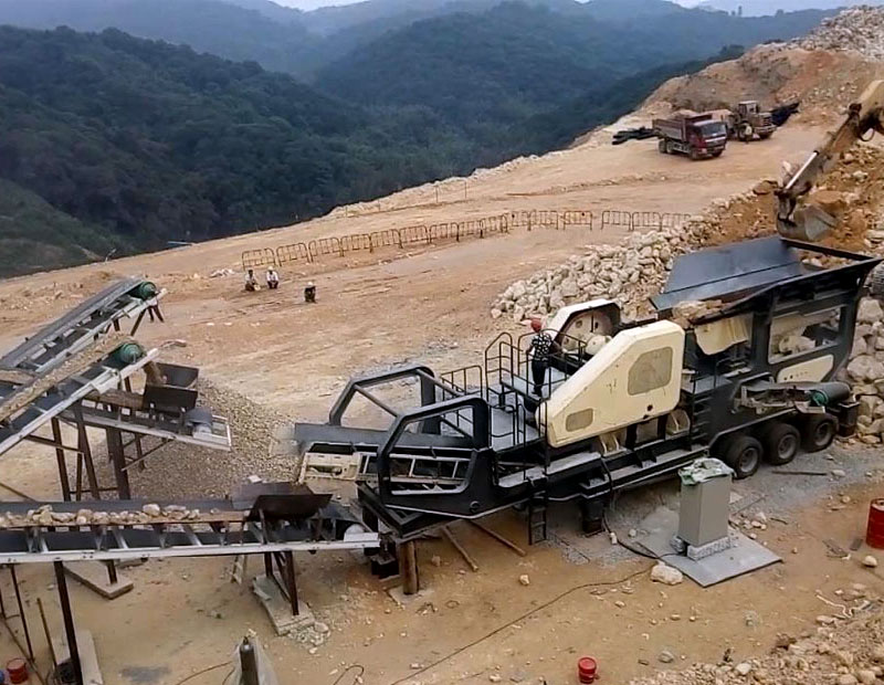 广西时产350吨挪动石头破裂出产线